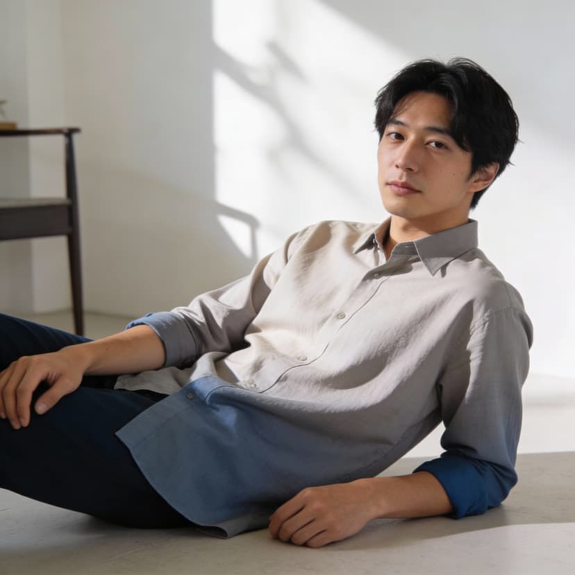 Minimal Japanese designer shirt