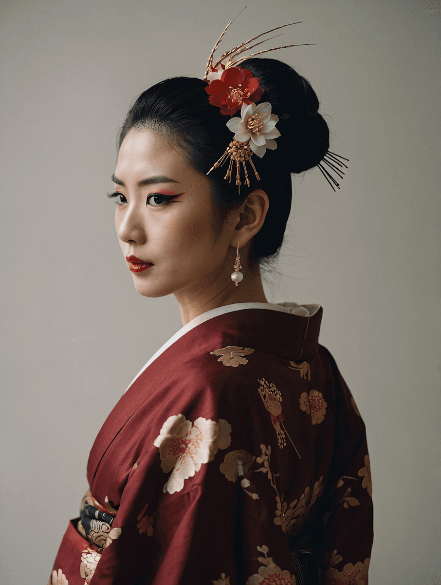 Akane Heritage Kimono product shoot